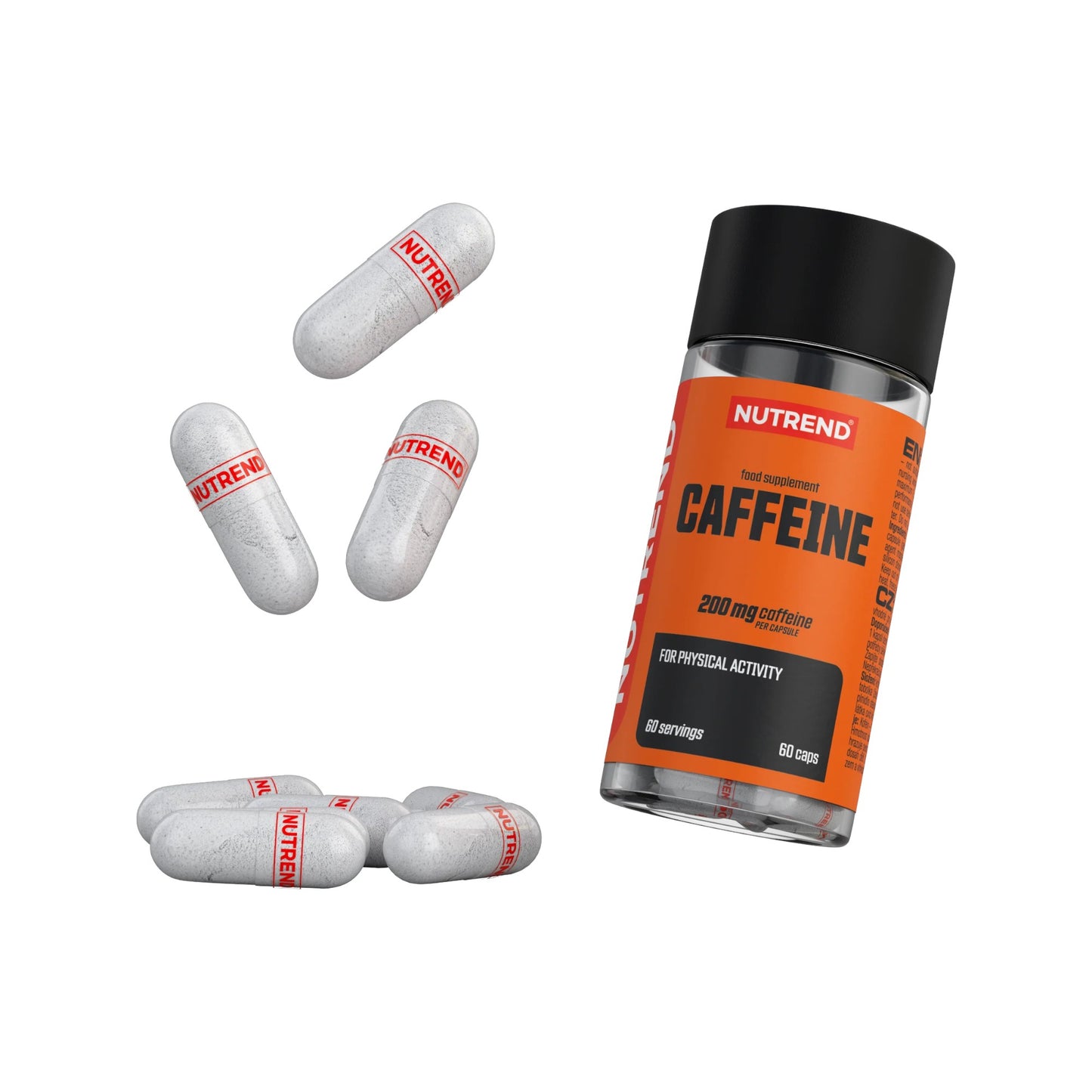 CAFEÍNA 200MG 60 CÁPSULAS - NUTREND