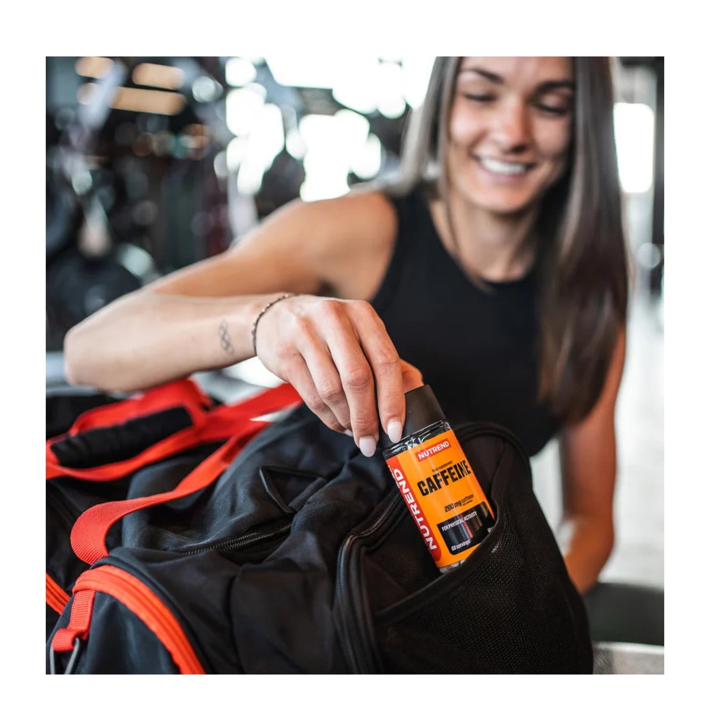 CAFEÍNA 200MG 60 CÁPSULAS - NUTREND