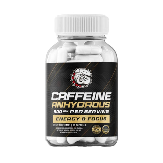 CAFEINA ANHYDROUS 300MG 60 CAPSULAS - STRONGEST