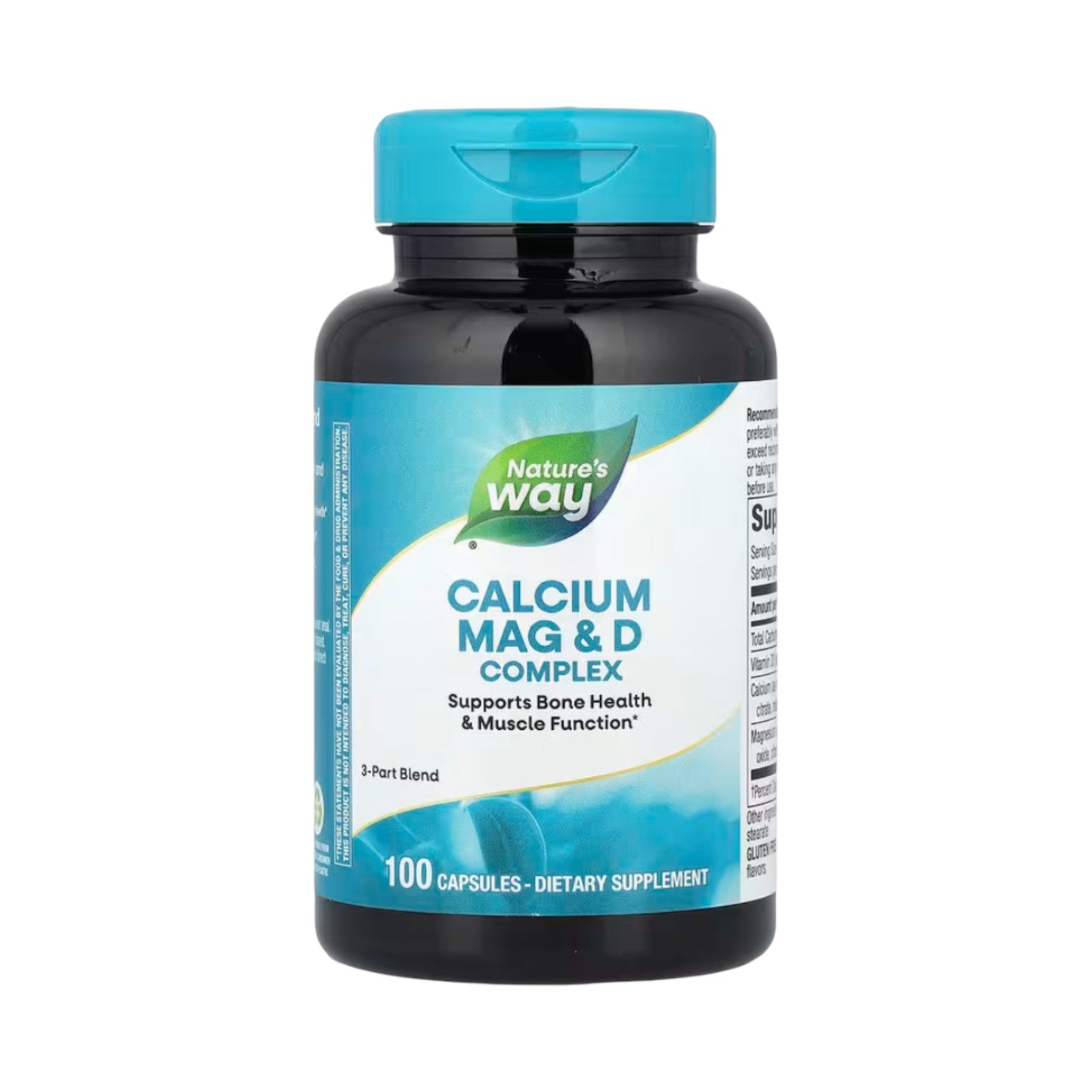 CALCIO MAGNESIO Y VITAMINA D COMPLEX 100 CAPSULAS - NATURE'S WAY