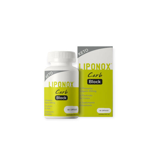 BLOQUEADOR DE CARBOHIDRATOS  60CAPS - LIPONOX
