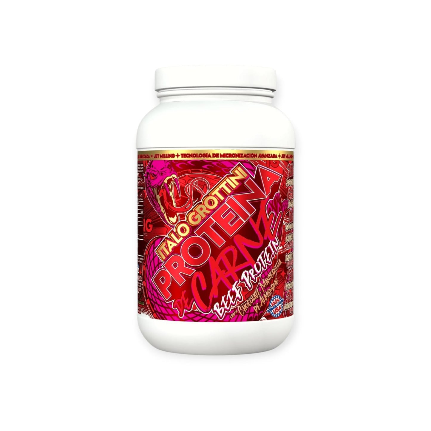 PROTEINA DE CARNE BEEF PROTEIN 37 SV 2.6LBS - ITALO GROTTINI