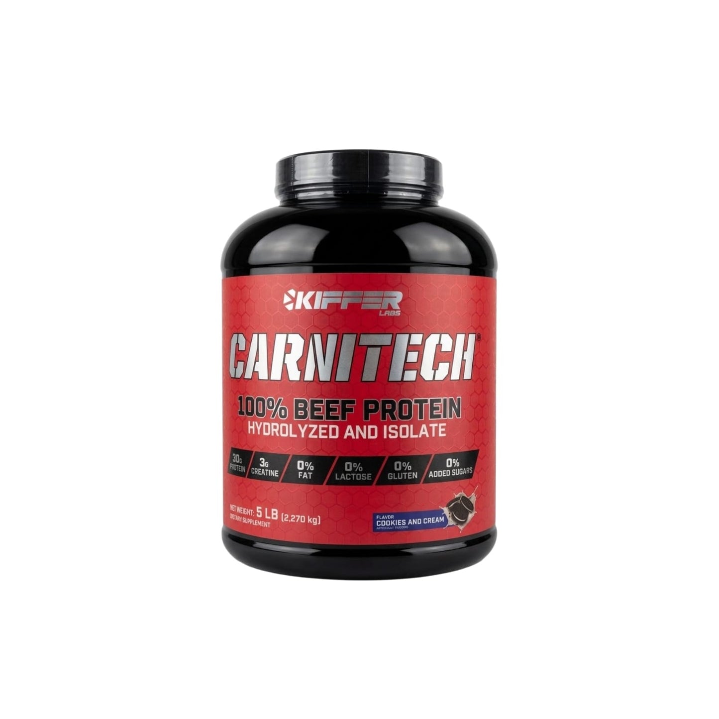 PROTEINA CARNITECH 100% BEEF HIDROLIZADA Y AISLADA 5LB - KIFFER