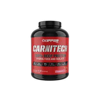 PROTEINA CARNITECH 100% BEEF HIDROLIZADA Y AISLADA 5LB - KIFFER