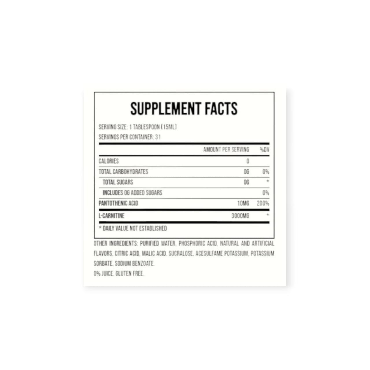 L-CARNITINA 3000 - PROSUPPS