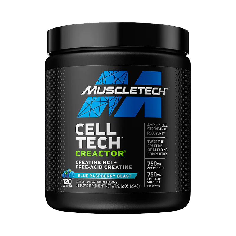 Creatina Cell Tech Creactor - Muscletech - 120 Servicios