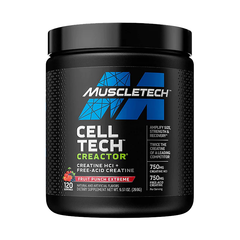 Creatina Cell Tech Creactor - Muscletech - 120 Servicios