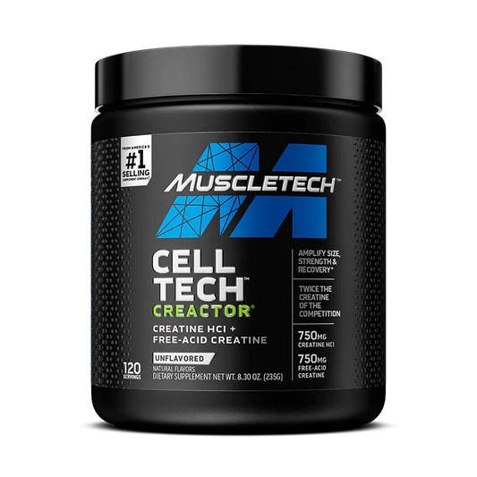 Creatina Cell Tech Creactor - Muscletech - 120 Servicios