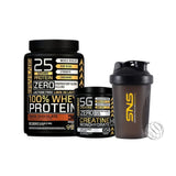Pack Proteína 100% Whey 1 kg + creatina 300 g + shaker – Briahlabs