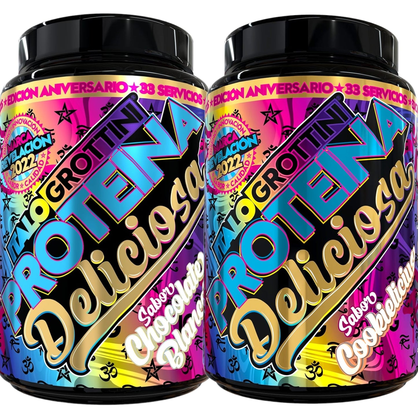 2 PROTEINAS WHEY DELICIOSAS 2.3 LIBRAS C/U - ITALO GROTTINI