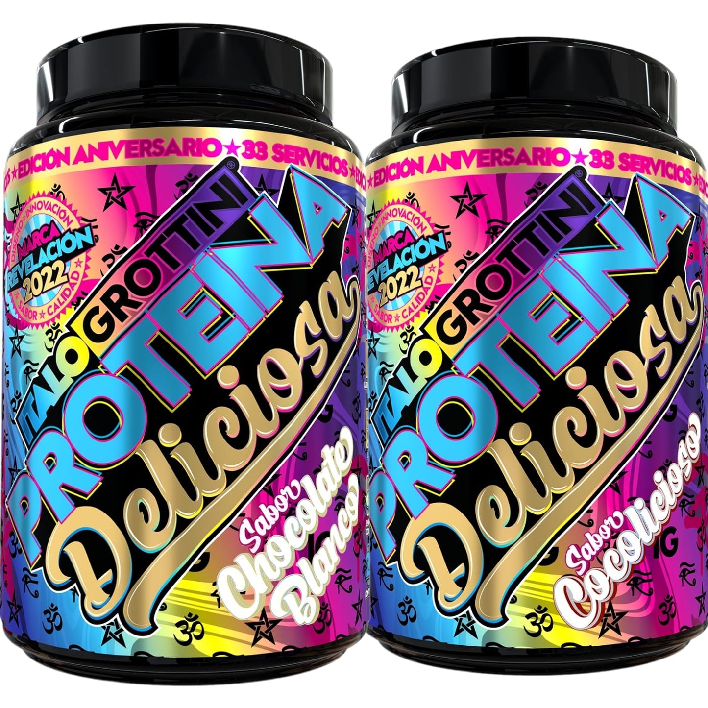 2 PROTEINAS WHEY DELICIOSAS 2.3 LIBRAS C/U - ITALO GROTTINI