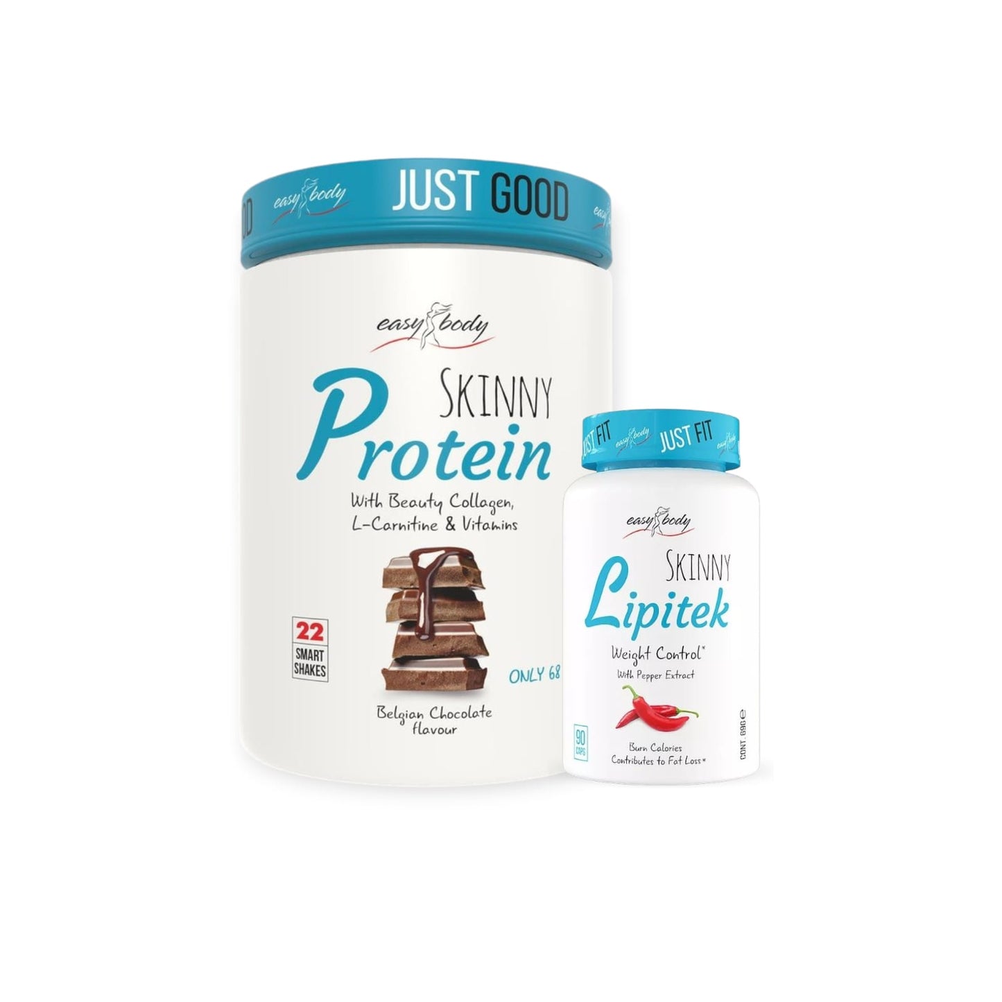 PACK PROTEINA SKINNY 450G + LIPITEK QUEMADOR - EASY BODY
