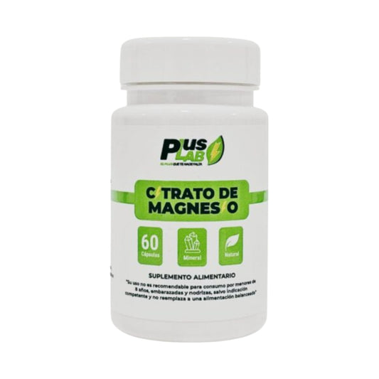 CITRATO DE MAGNESIO 60 CAPSULAS - PLUS LAB