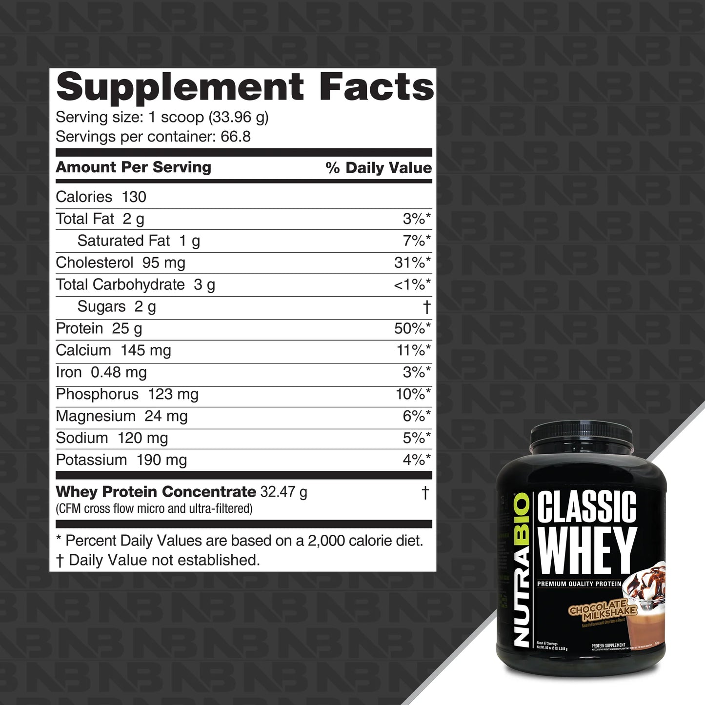 CLASSIC WHEY PROTEIN 5LIBRAS - NUTRABIO