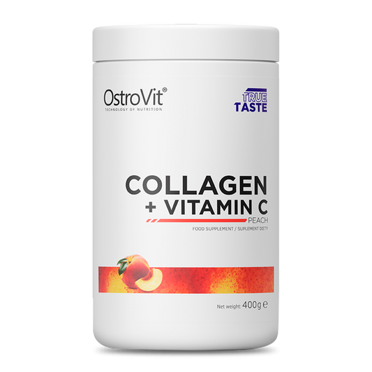 COLLAGEN + VITAMINA C PEACH  400GR 40 SERVICIOS - OSTROVIT