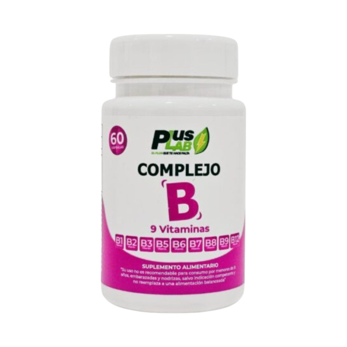 COMPLEJO B 60 CAPSULAS - PLUS LAB – SportNutriShop