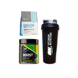 Pack creatina 300 g OstroVit + pre entrenamiento Boost + shaker – XP Sports
