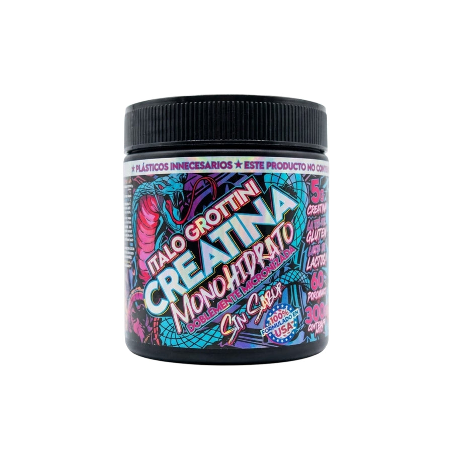 CREATINA MONOHIDRATO DOBLEMENTE MICRONIZADA 300GR - ITALO GROTTINI