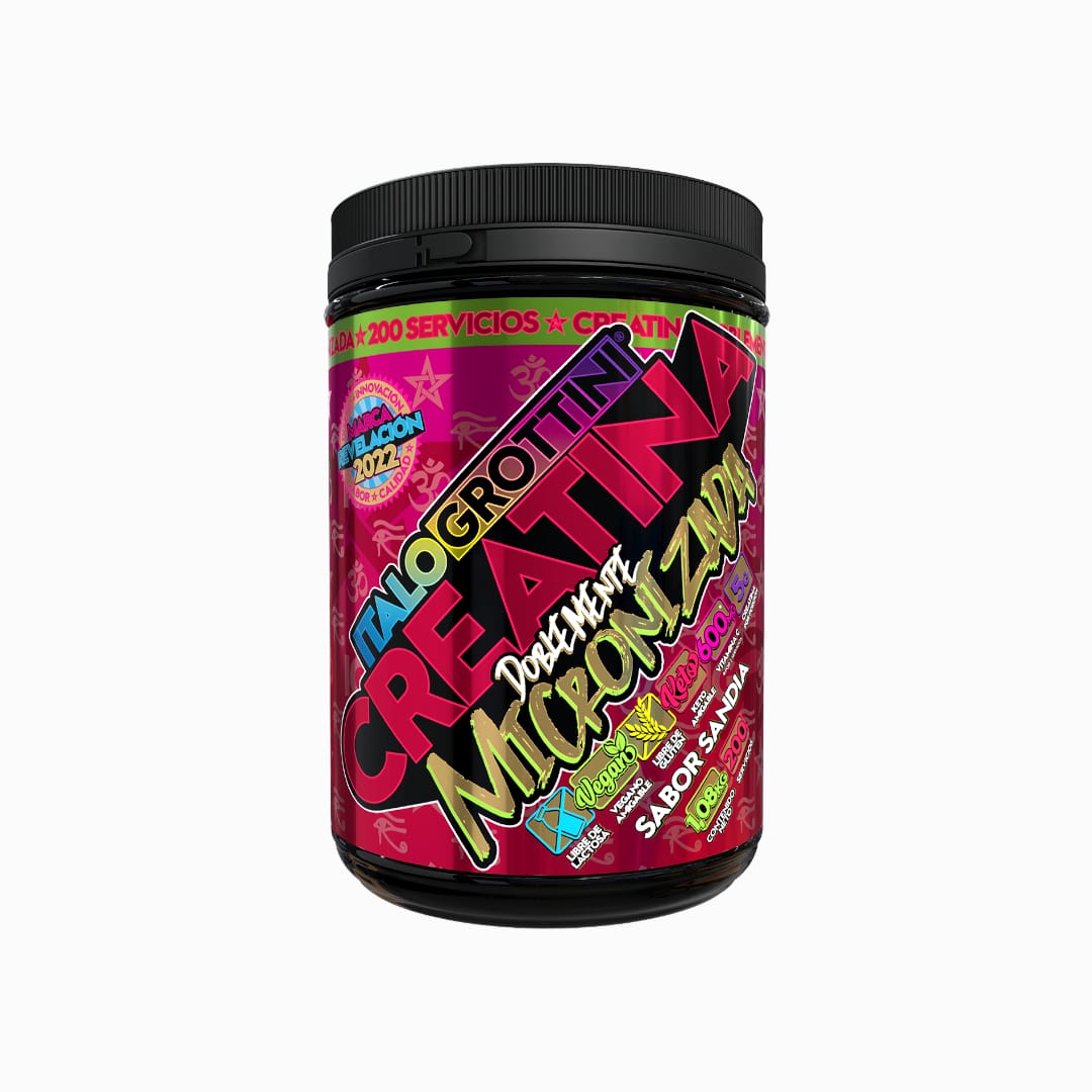 Creatina Monohidrato Doblemente Micronizada 1.08kg 200Sv - Italo grottini