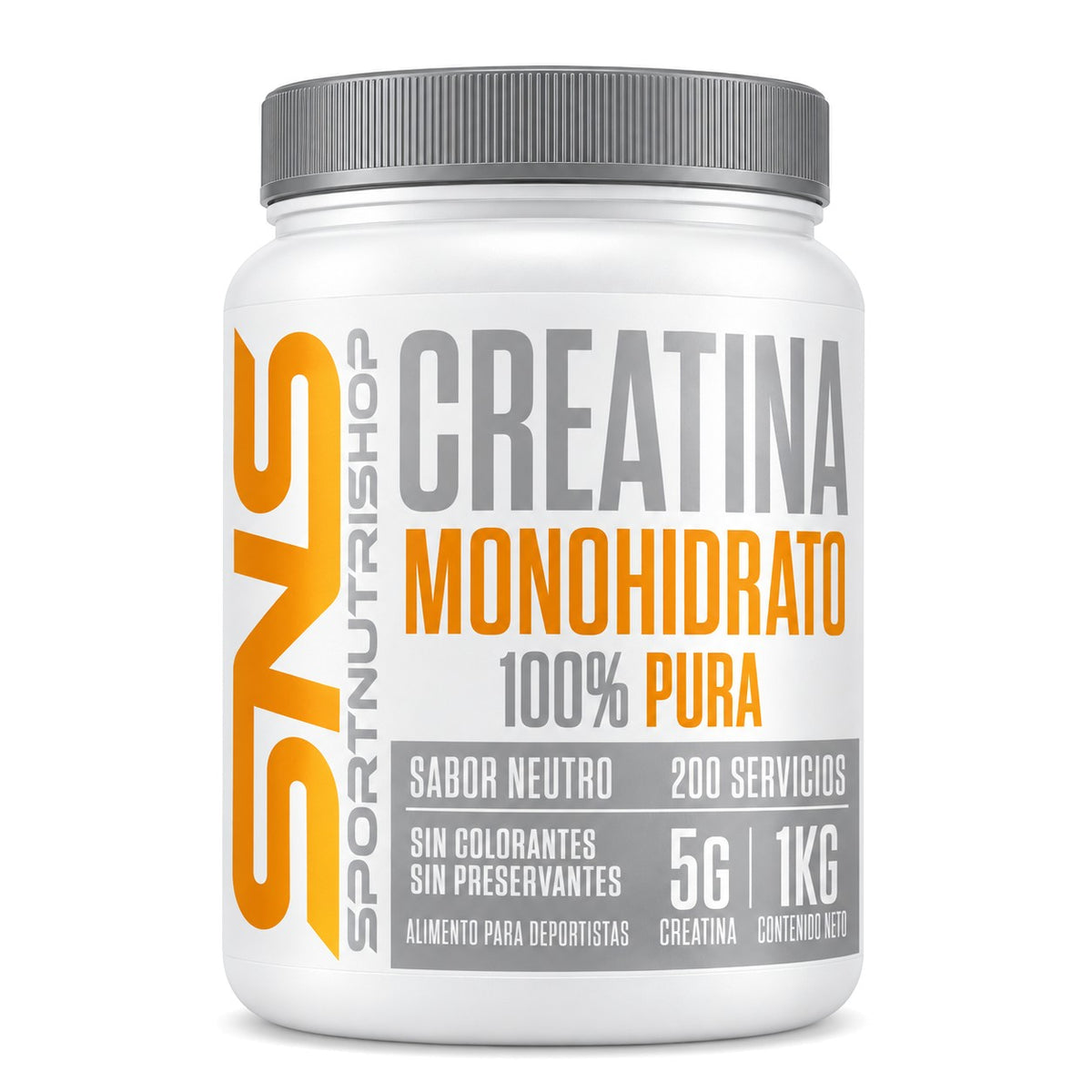 CREATINA MONOHIDRATADA 1KG SIN SABOR - SPORTNUTRISHOP
