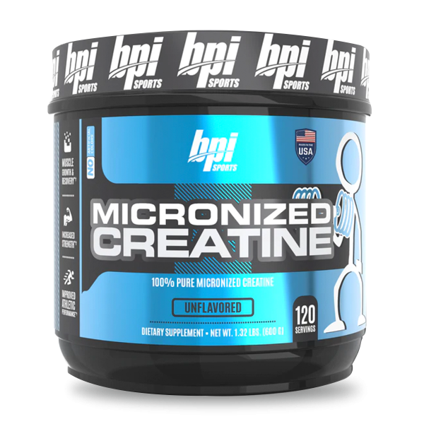 CREATINA MICRONIZADA 600GR 120 SERVICIOS - BPI SPORTS