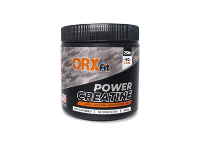 Creatina Power monohidratada 300 g, 60 servicios ORXFIT - vista 1