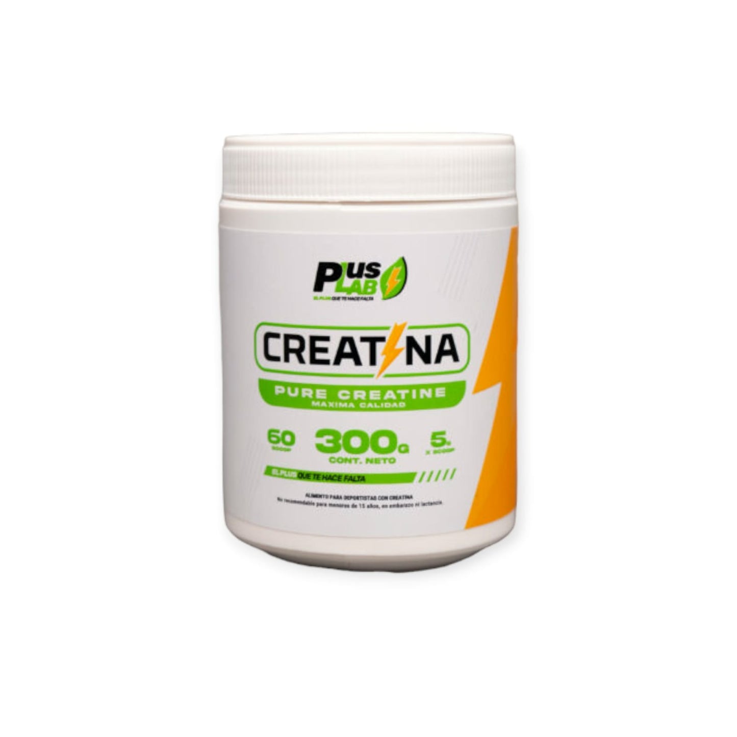 CREATINA PURE 300GR 60 SERVICIOS - PLUS LAB