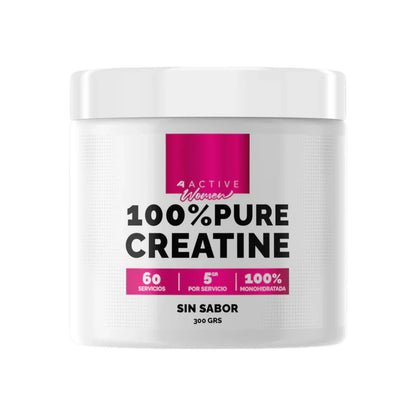 Pack Proteína Beauty 870 g + creatina 300 g sin sabor + shaker – 4Active