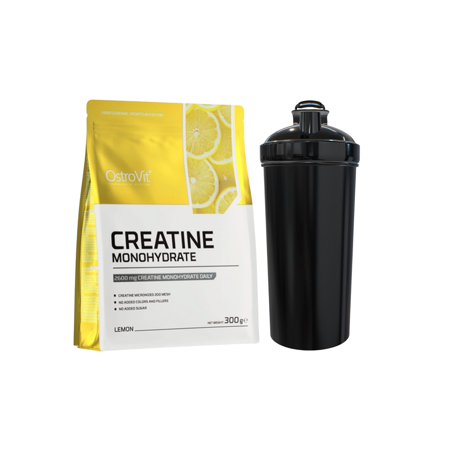 PACK CREATINA MONOHIDRATADA 300GR + SHAKER - OSTROVIT