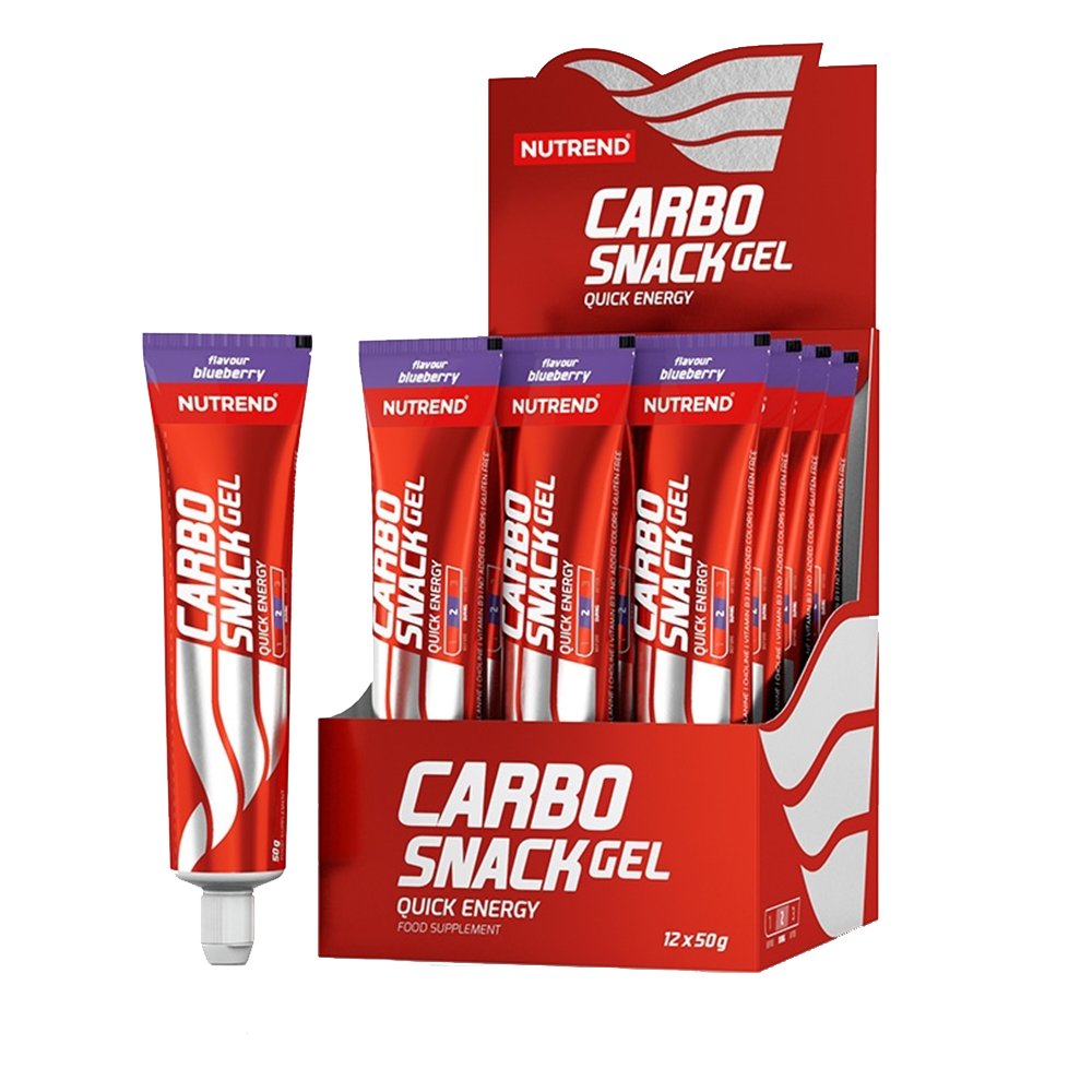 CARBO SNACK GEL EN TUBO 50GR 12 UNIDADES - NUTREND