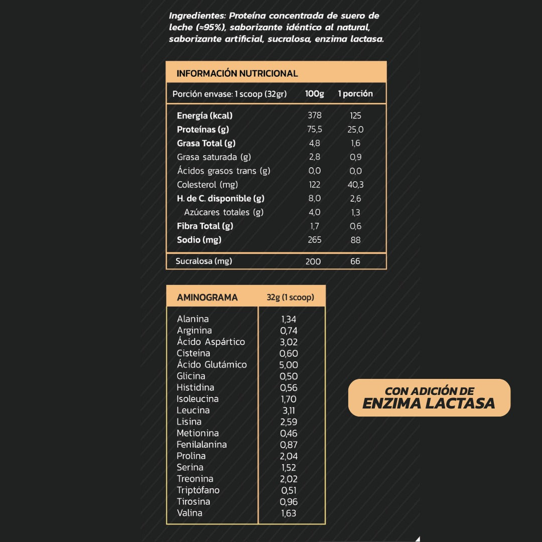 PROTEINA WHEY 1,1KG 35 PORCIONES- ZEIN
