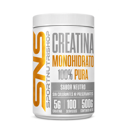 CREATINA 500GR 100 SERVICIOS SIN SABOR - SPORTNUTRISHOP
