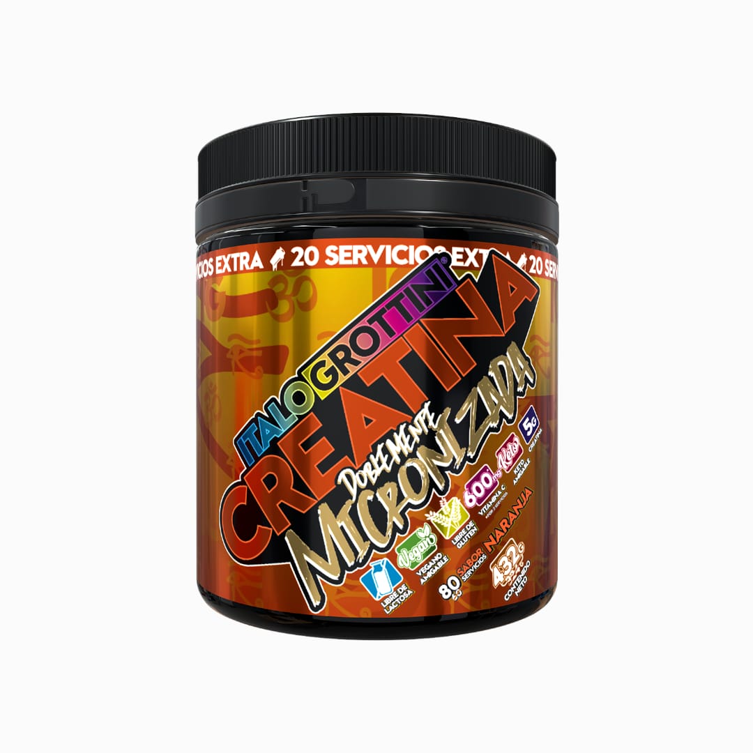 PROTEINA WHEY DELICIOSA 5.2 LIBRAS + CREATINA 80 SERVICIOS - ITALO GROTTINI