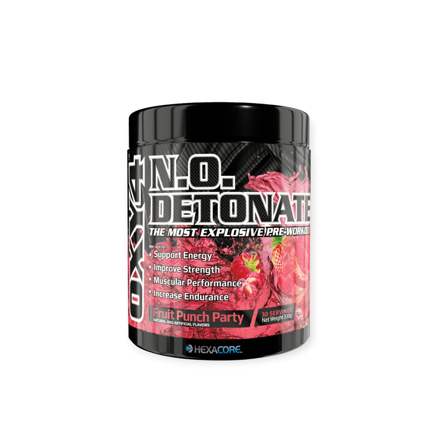 PRE- ENTRENO OXY 4 N.O DETONATE  330GR - HEXACORE