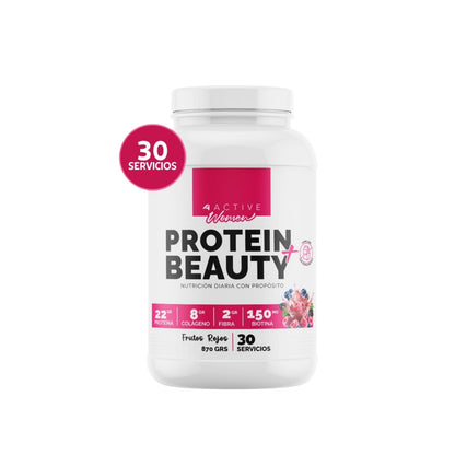 Pack Proteína Beauty 870 g + creatina 300 g sin sabor + shaker – 4Active