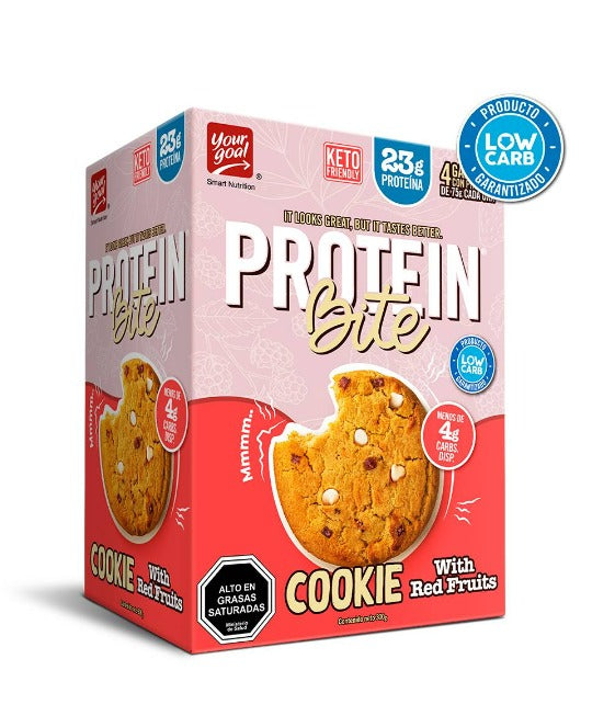 BOX 4 GALLETAS PROTEIN BITE 23G - YOUR GOAL