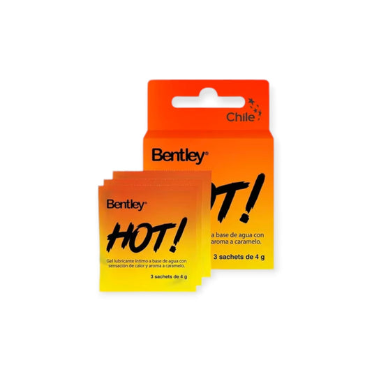 GEL LUBRICANTE HOT 3 SACHET DE 4G - BENTLEY
