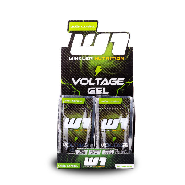 GEL VOLTAJE CAFEÍNA 40 MG 24 UNIDADES LIMÓN – WINKLER NUTRITION – Winkler Nutrition