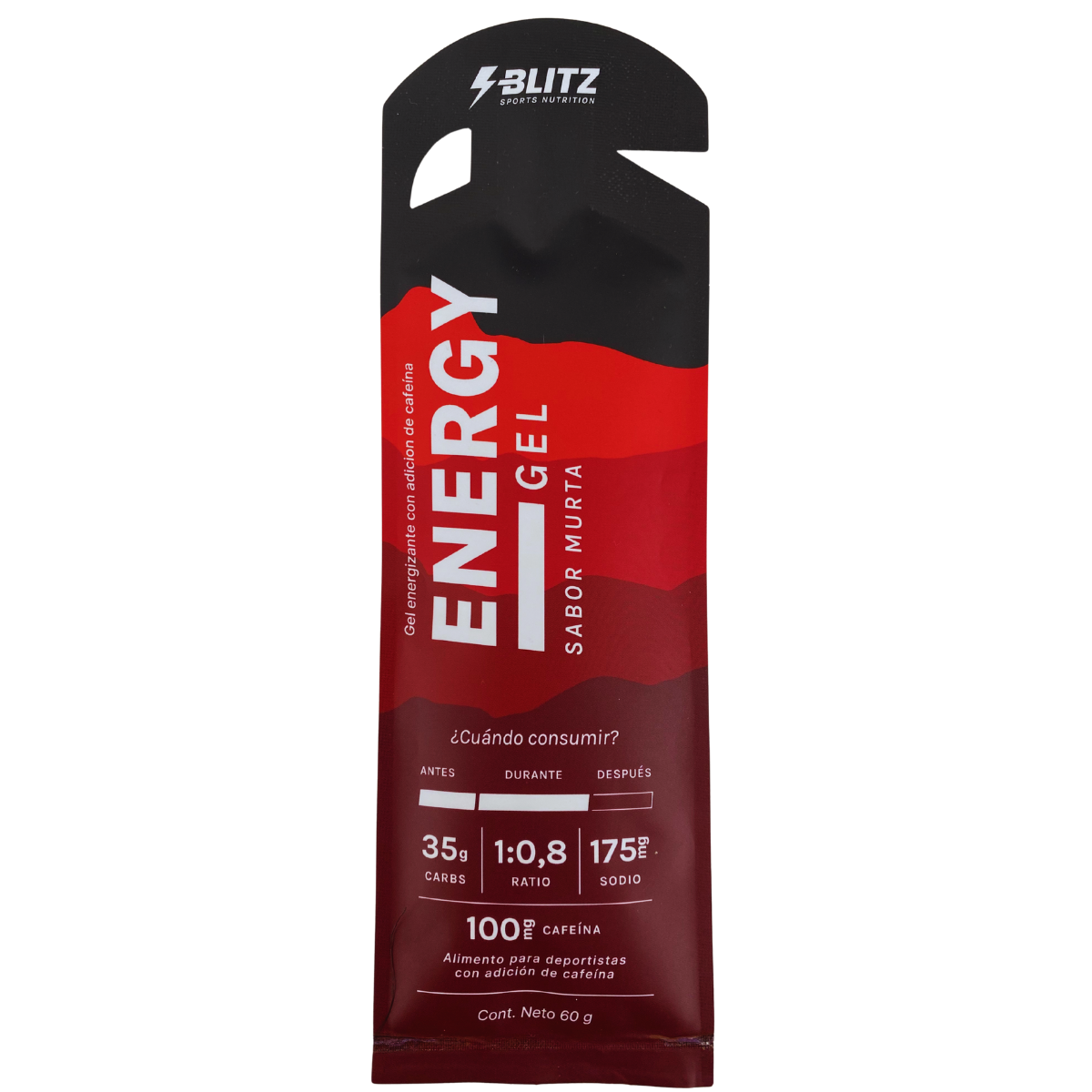 BOX 6 GELES ENERGETICOS - BLITZ SPORTS NUTRITION