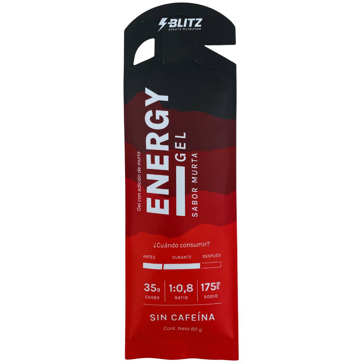 BOX 6 GELES ENERGETICOS - BLITZ SPORTS NUTRITION