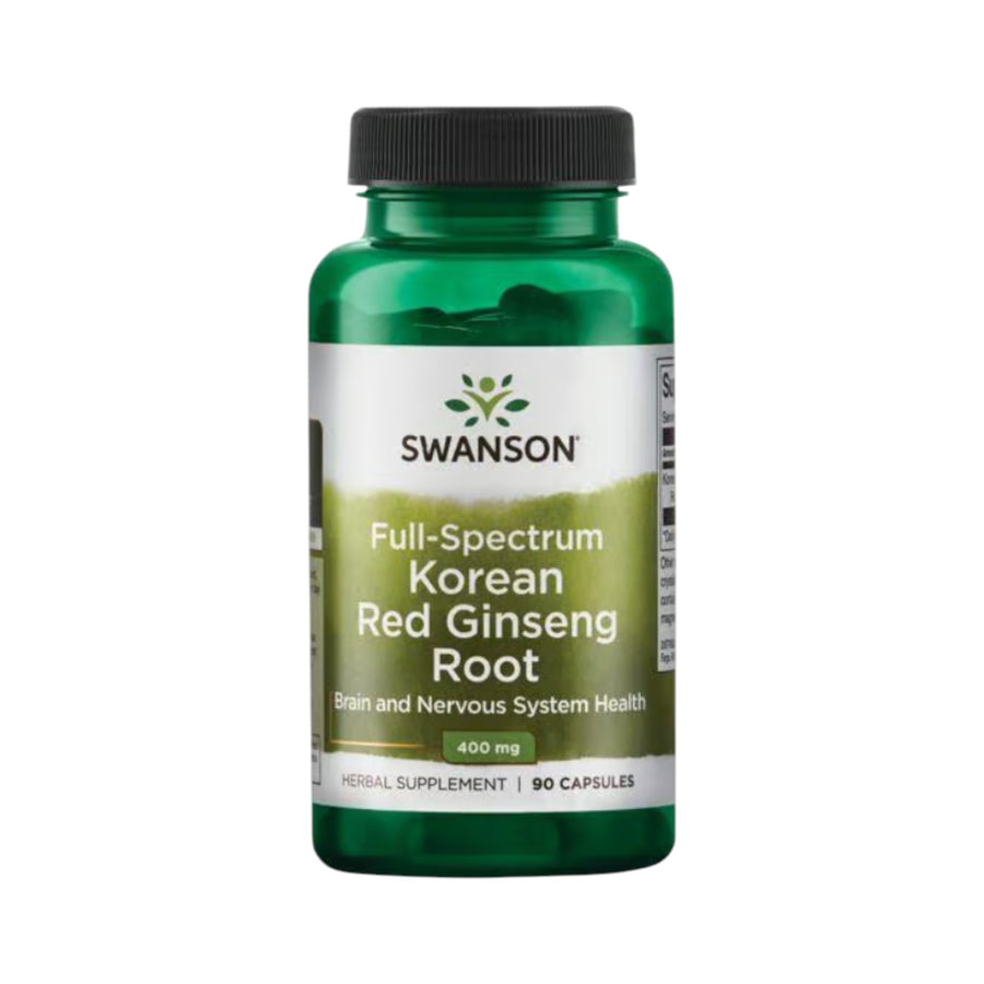GINSENG COREANO ROJO 400MG 90 CAPSULAS - SWANSON
