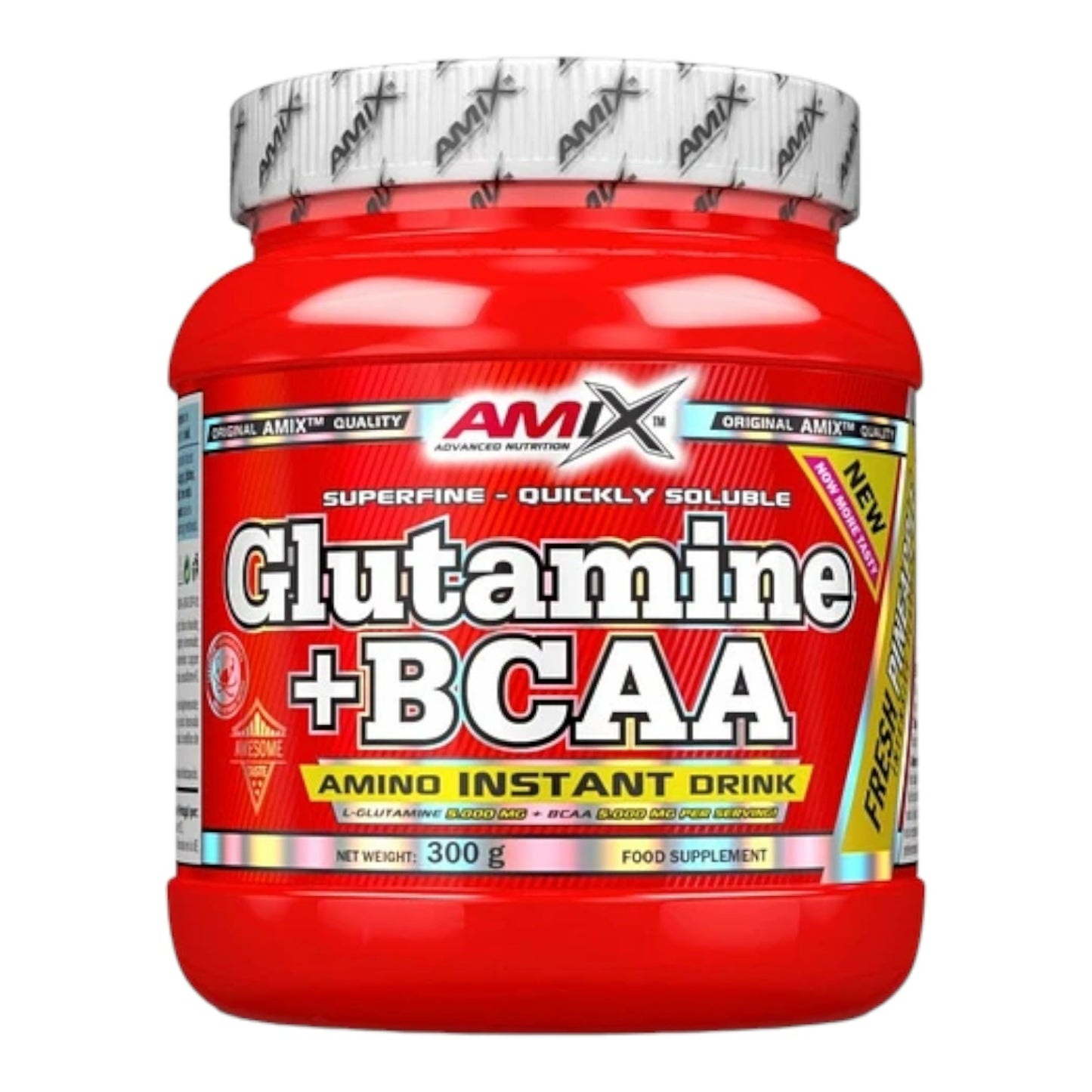 Glutamina + Bcaa 300G 25 Servicios - AMIX