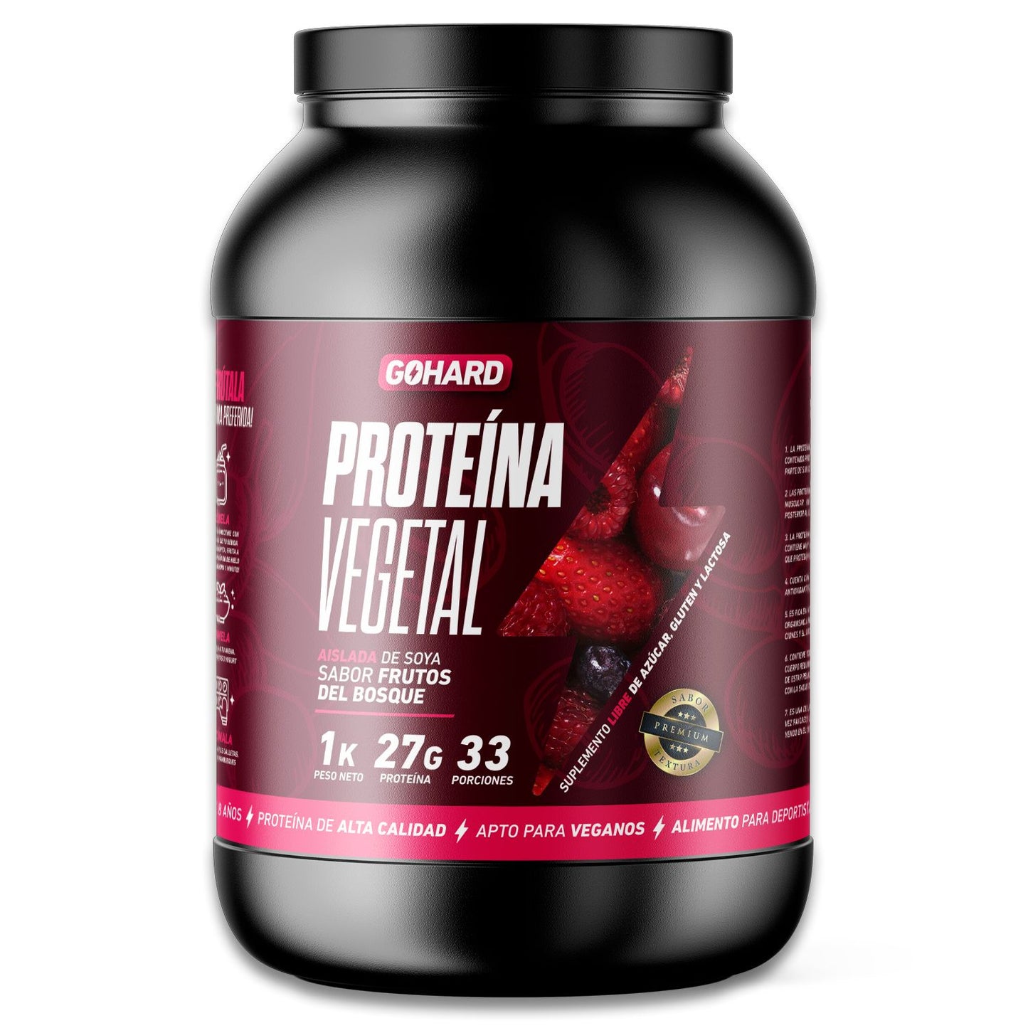 Proteína Vegetal - 33 Servicios - Gohard