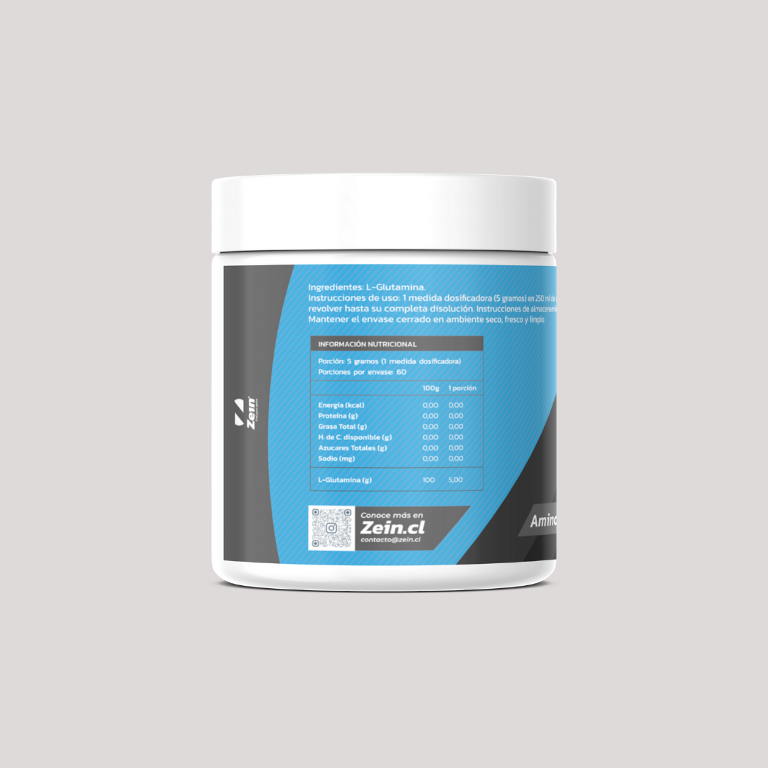 L-GLUTAMINA 300GR 60 SERVICIOS - ZEIN ¡PRECIO LANZAMIENTO!