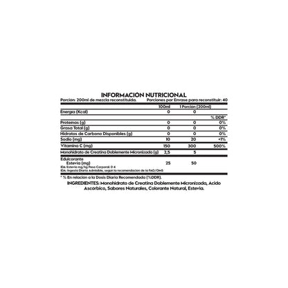 Creatina Monohidrato Micronizada 220gr 40 SV - Italo Grottini