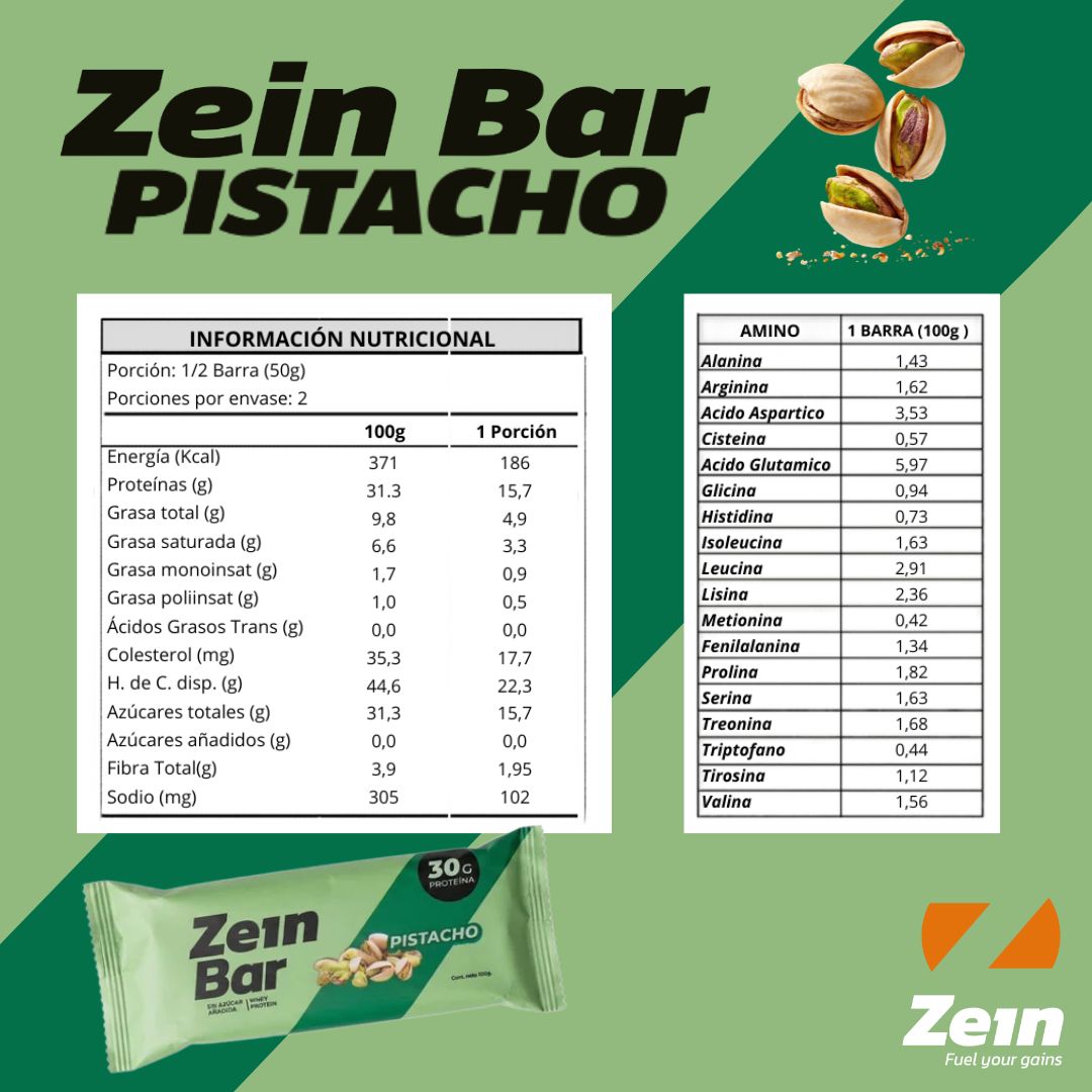 BOX DE 12 BARRAS DE PROTEINA ZEIN BAR 100GR - ZEIN