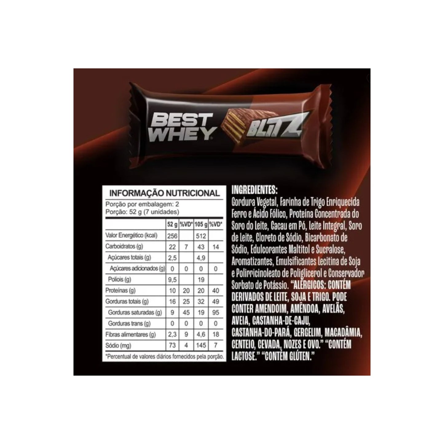 BOX 14 BARRAS BEST WHEY WAFER BLITZ 20GR - ATLHETICA NUTRITION