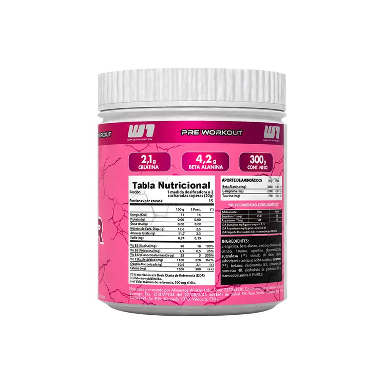 PRE-ENTRENO KREATOR 300GR  - WINKLER NUTRITION