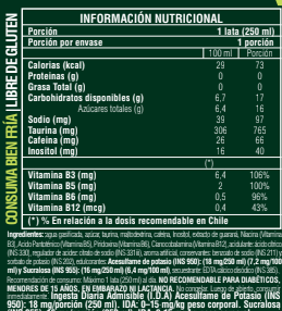 PACK 6 ENERGETICA ENERGY DRINK 250ML - BALY