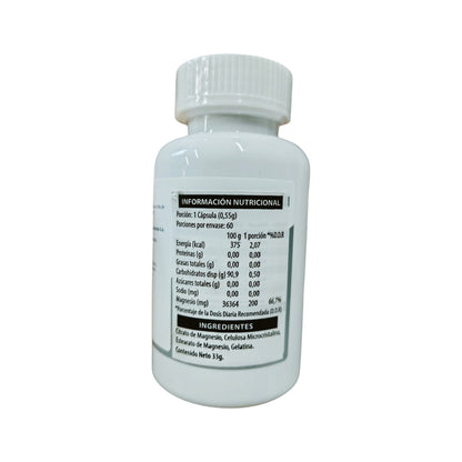 CITRATO DE MAGNESIO QUELADO 200MG 60 CAPSULAS - SPRINGLIFE